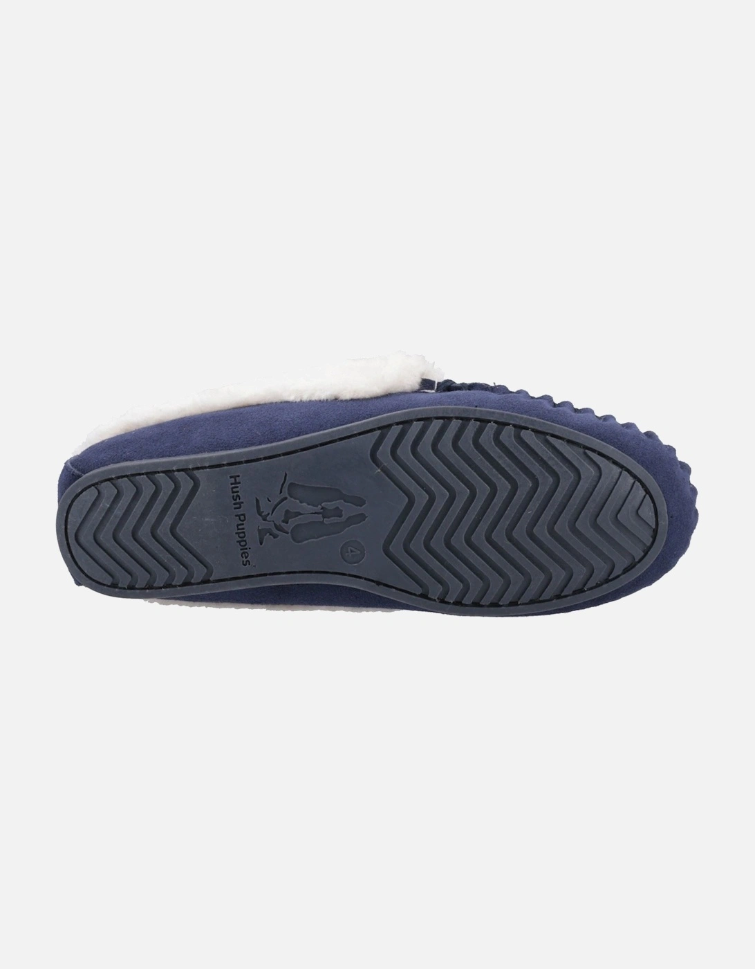 Agnes Suede Women's Navy Slippers