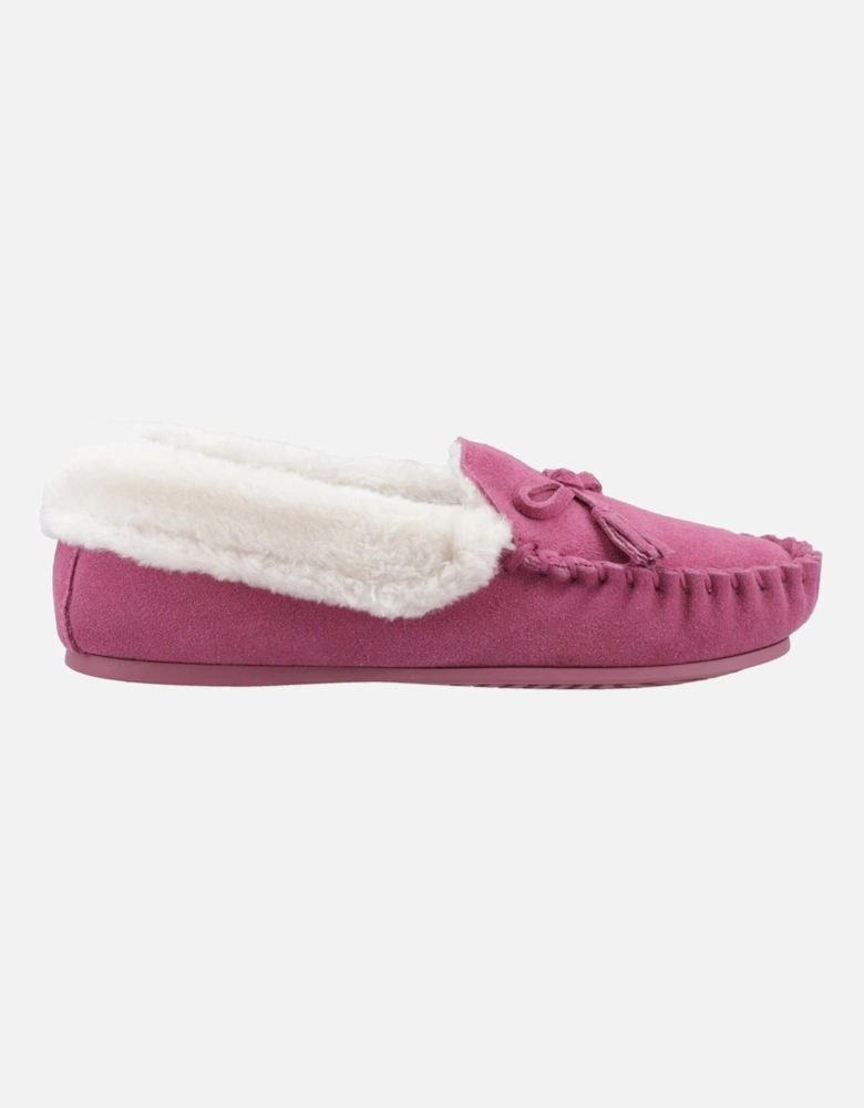 Agnes Suede Women's Pink Slippers