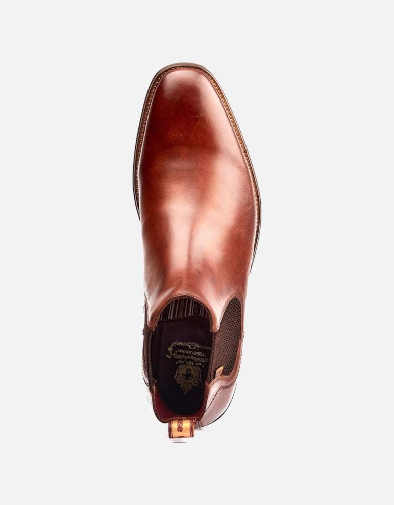 London Sikes Leather Men's Tan Boots