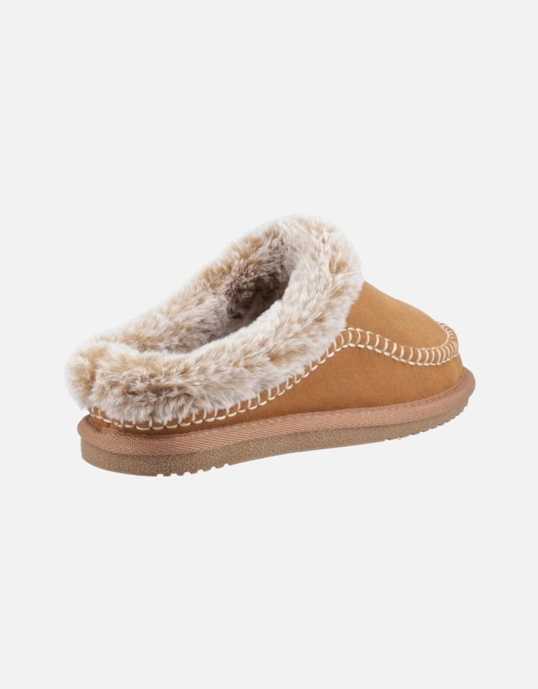 Anika Suede Women's Tan Slippers
