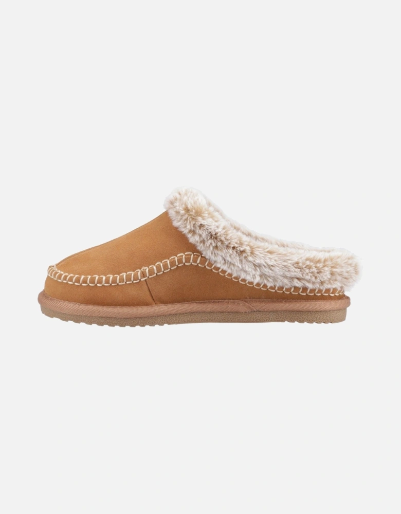 Anika Suede Women's Tan Slippers