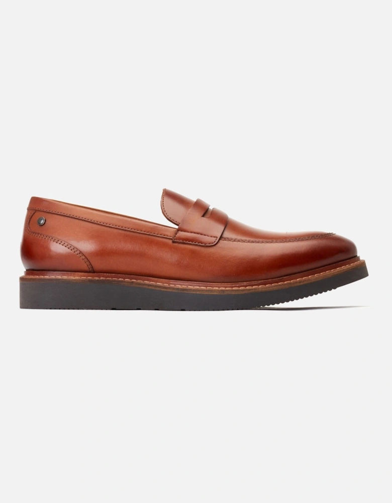 London Sid Leather Men's Tan Loafers