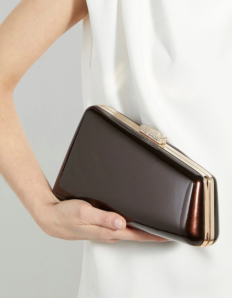 Dune Balancing Women's Brown Clutch Bag