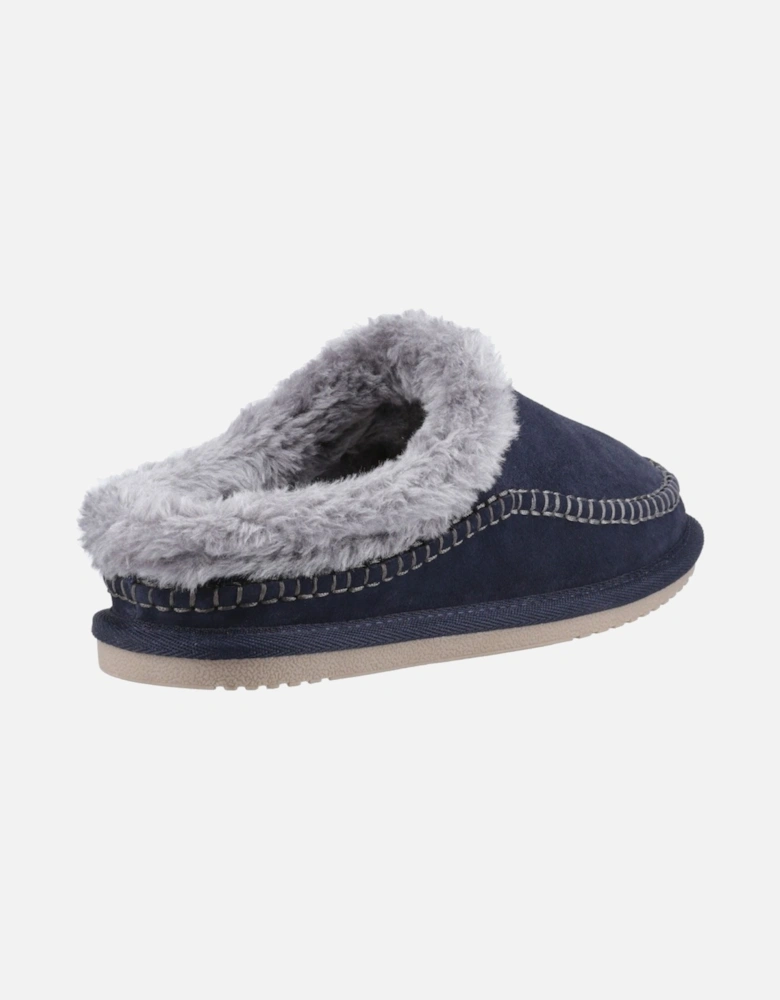 Atticus Suede Men's Navy Slippers