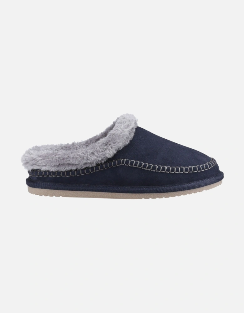 Atticus Suede Men's Navy Slippers