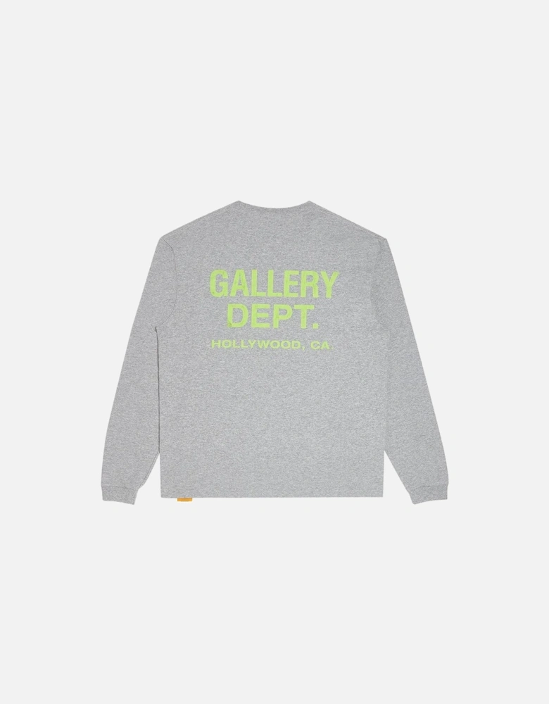 Souvenir Long Sleeve T-Shirt in Heather Grey
