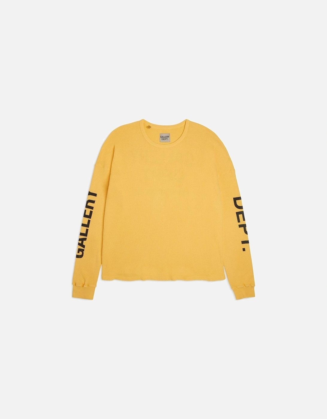 Long Sleeve Thermal T-Shirt in Yellow, 3 of 2
