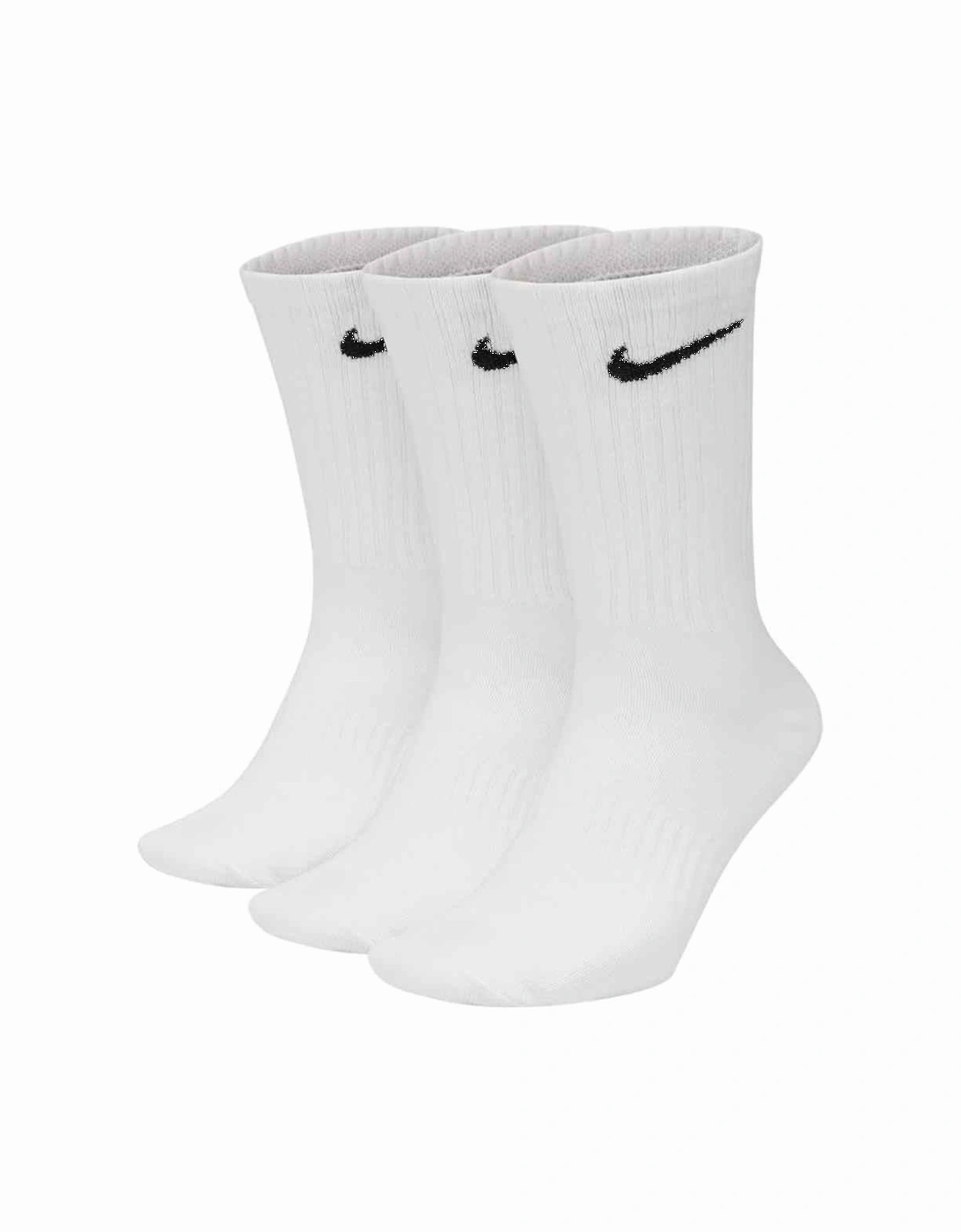 Everyday White Socks Lightweight Dri Fit Crew Sports Socks, 3 of 2