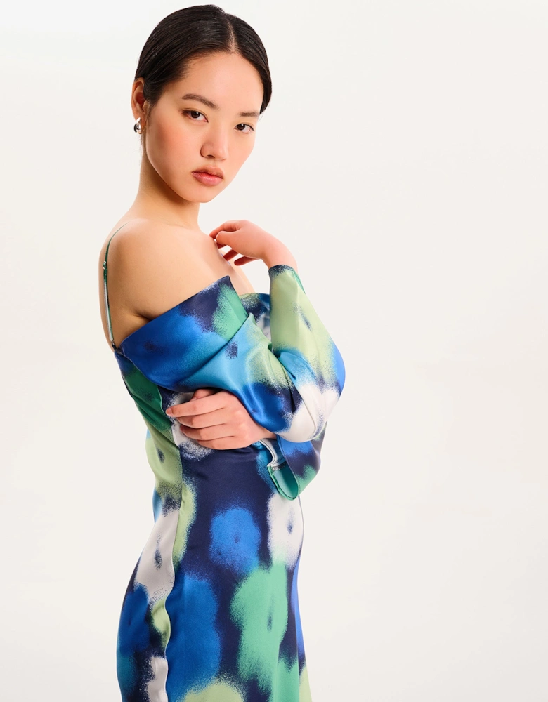 Munique Dress in Spray Floral