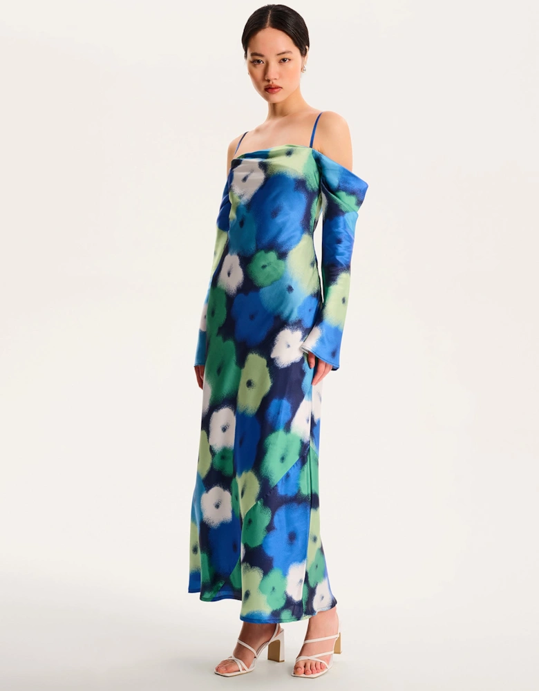 Munique Dress in Spray Floral
