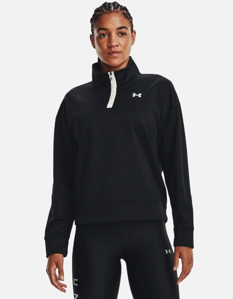 Armour Fleece Reflective 1/4 Zip Top - Reflective Quarter-Zip Top