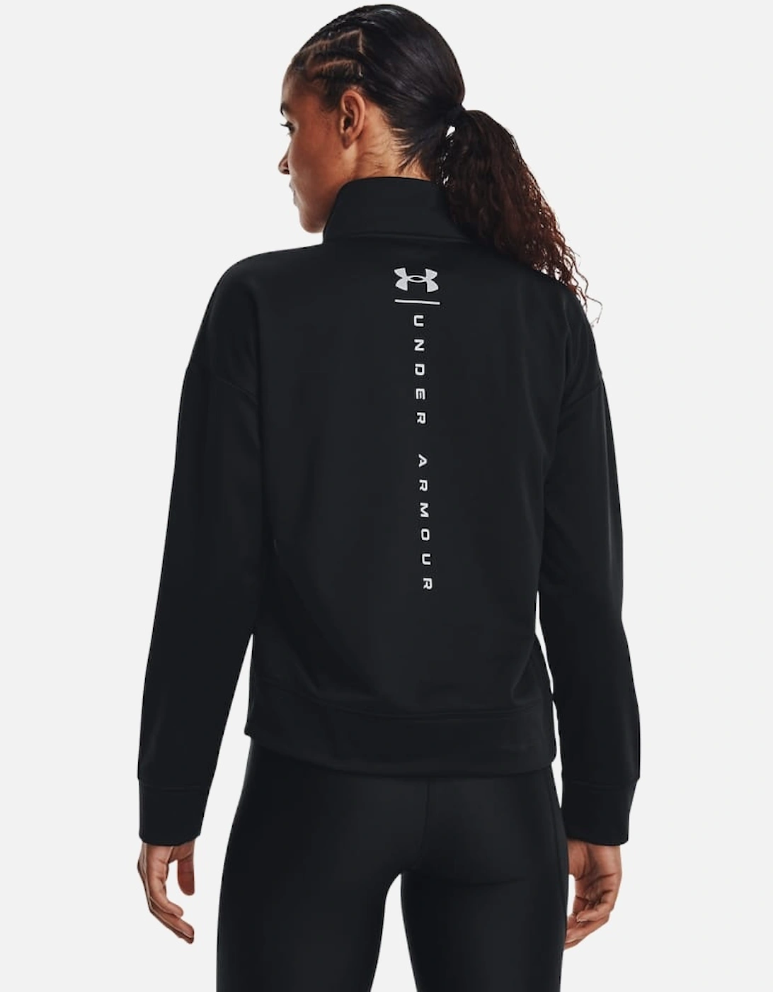 Armour Fleece Reflective 1/4 Zip Top - Reflective Quarter-Zip Top