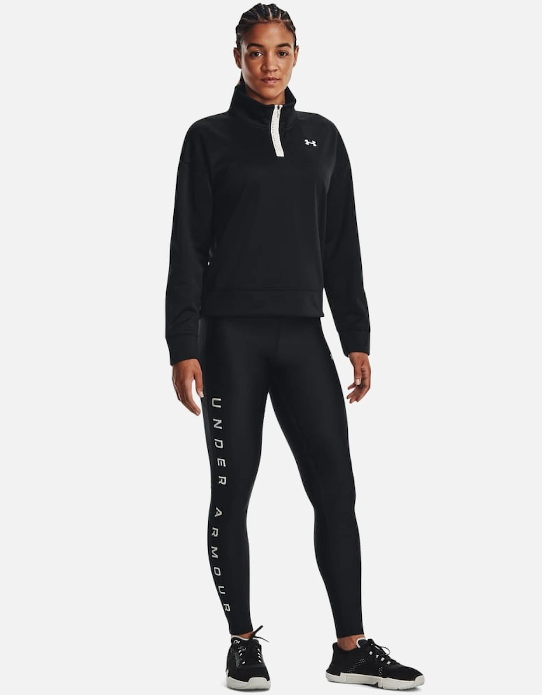 Armour Fleece Reflective 1/4 Zip Top - Reflective Quarter-Zip Top
