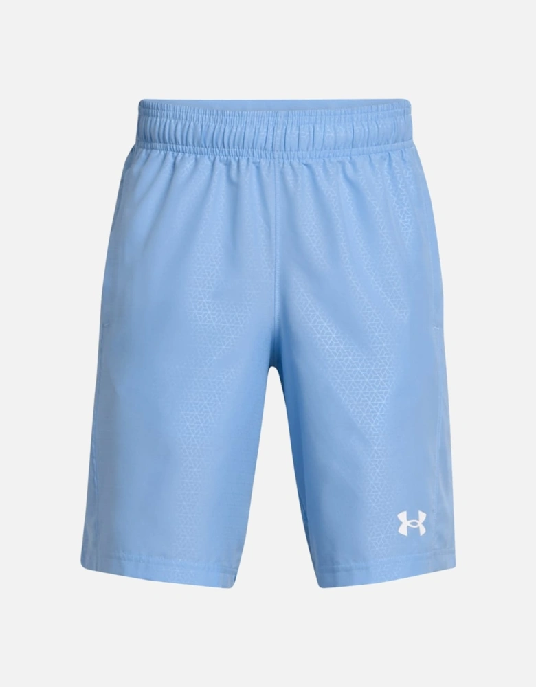 Juniors Woven Halfback Emboss Shorts