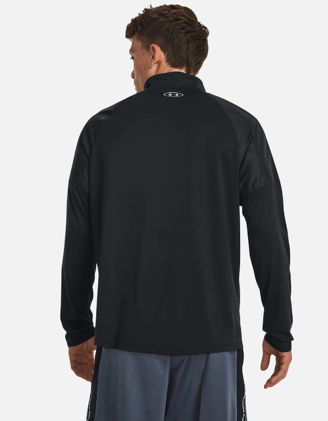 Tech Grid 1/4 Zip Top