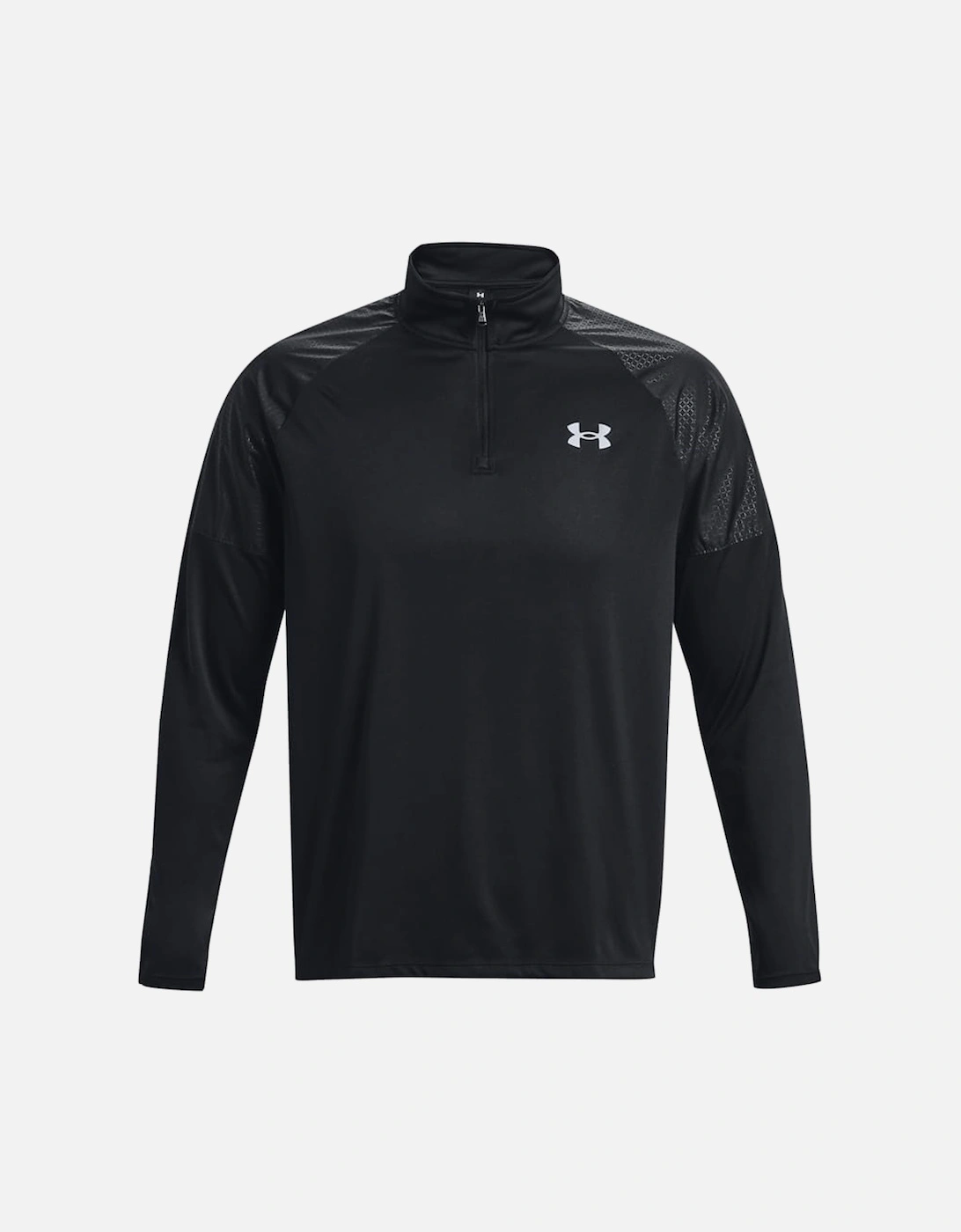 Tech Grid 1/4 Zip Top