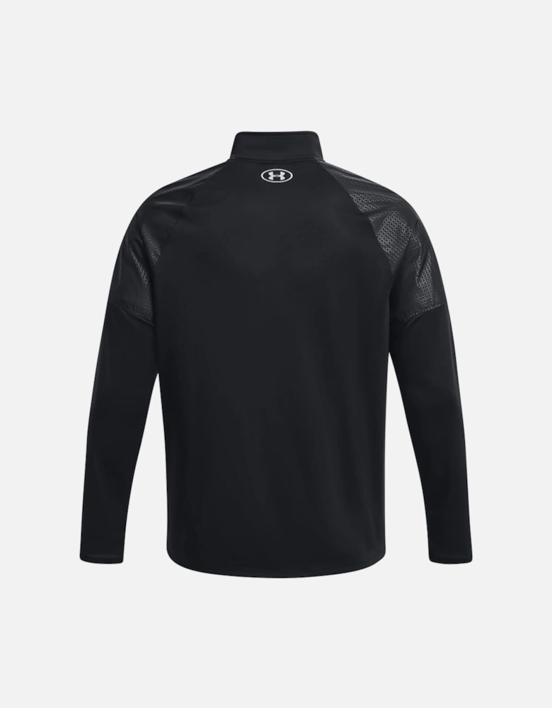 Tech Grid 1/4 Zip Top