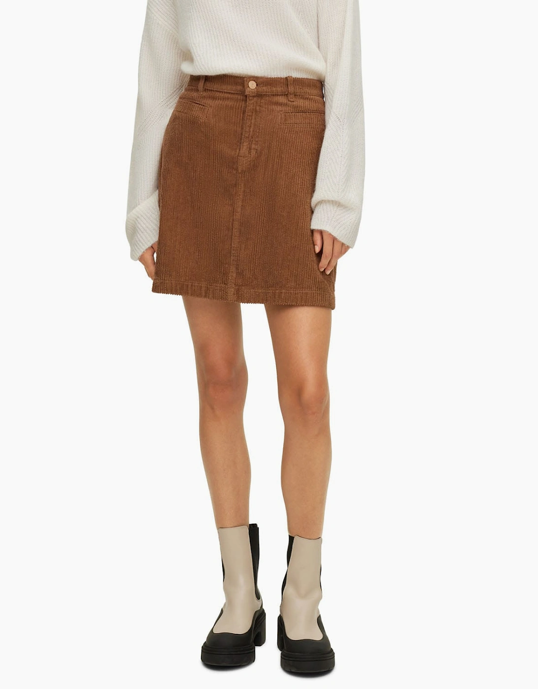 Hugo Boss Women's C Vrecord-D A-Line Skirt - Red/Orange/Brown - Size: 4