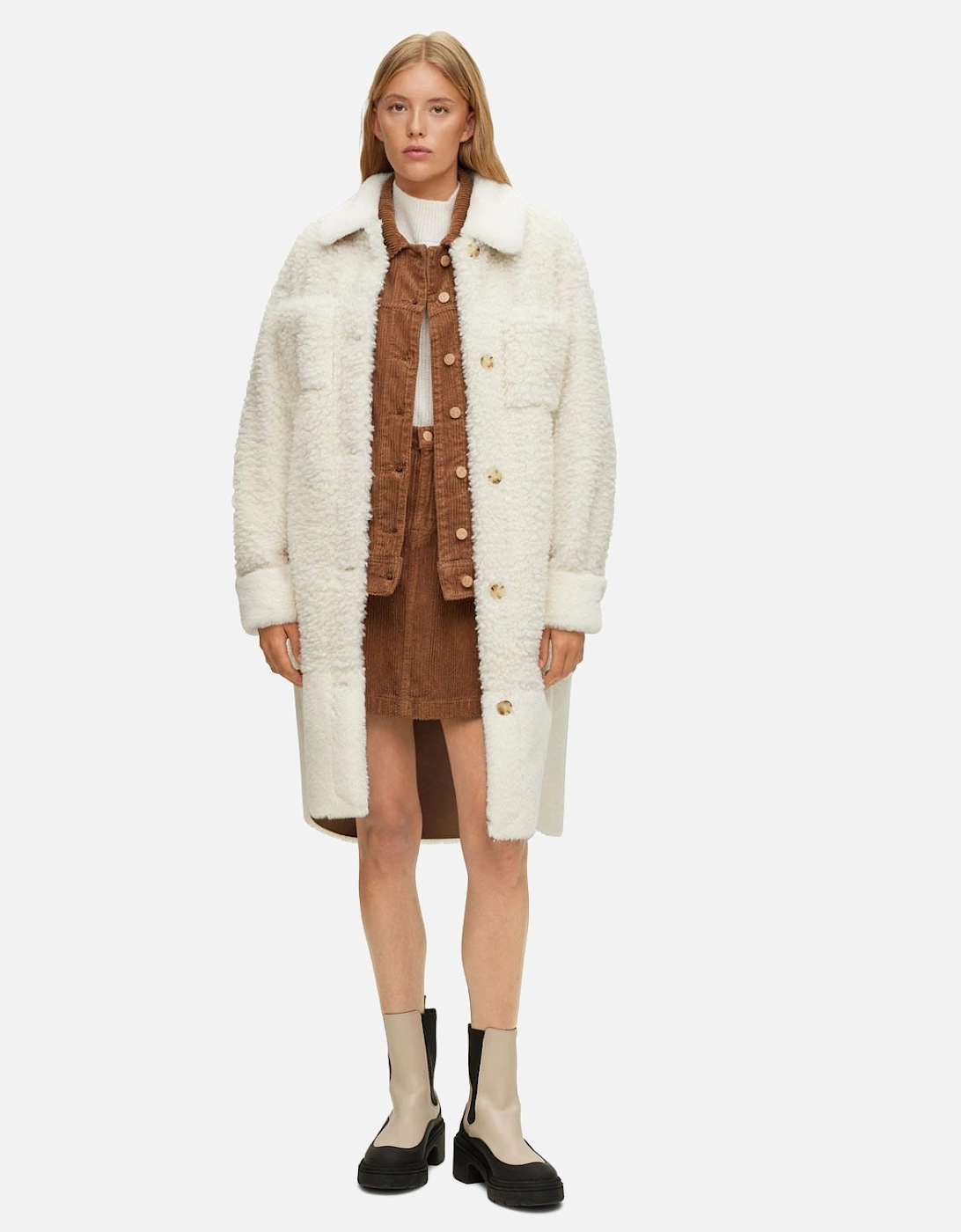 C Vrecord-D A-Line Skirt