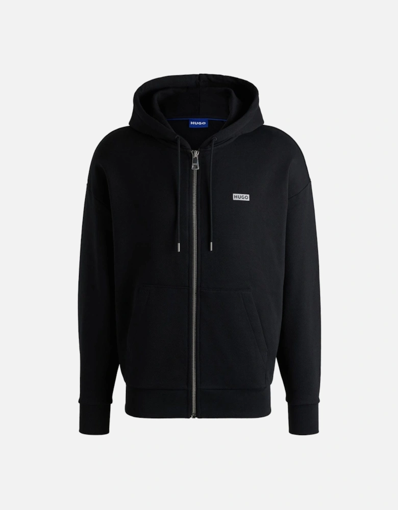 Nardimez Logo Print Full-Zip Hoodie