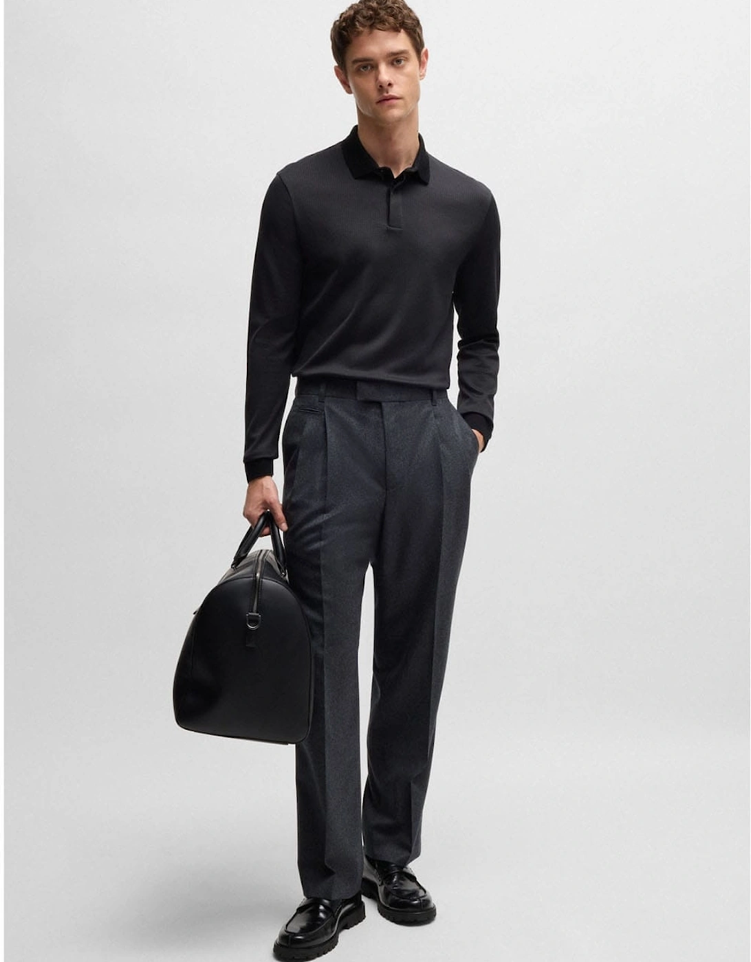 H-Pado 431 Long Sleeve Polo Shirt