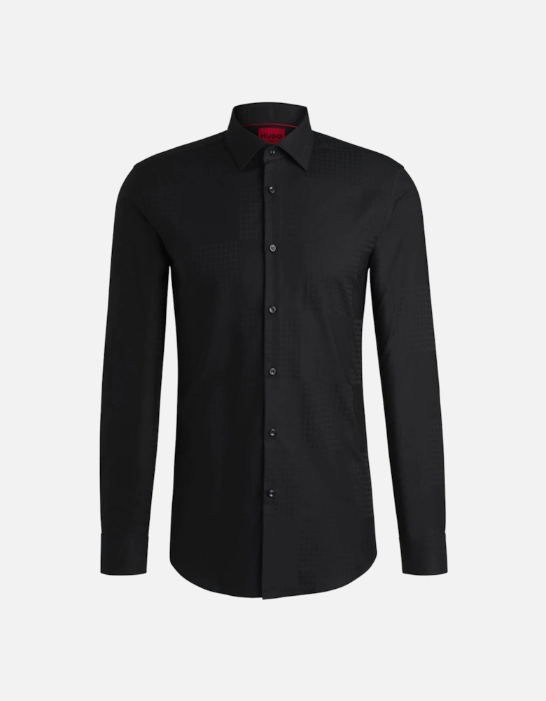 Kenno Checkerboard Print Shirt