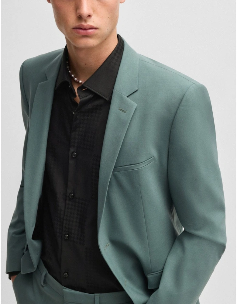 Kenno Checkerboard Print Shirt