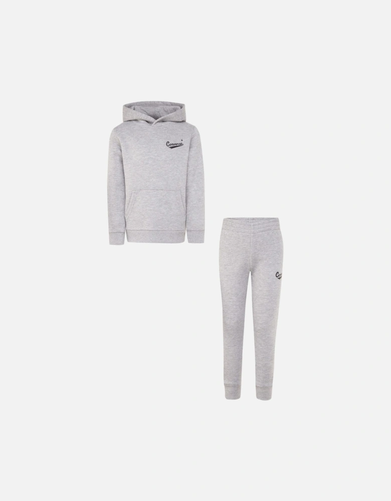 Juniors Logo Graphic Pullover Set