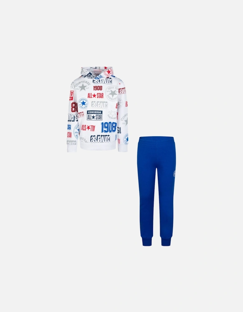 Juniors Logo Allover Print Set