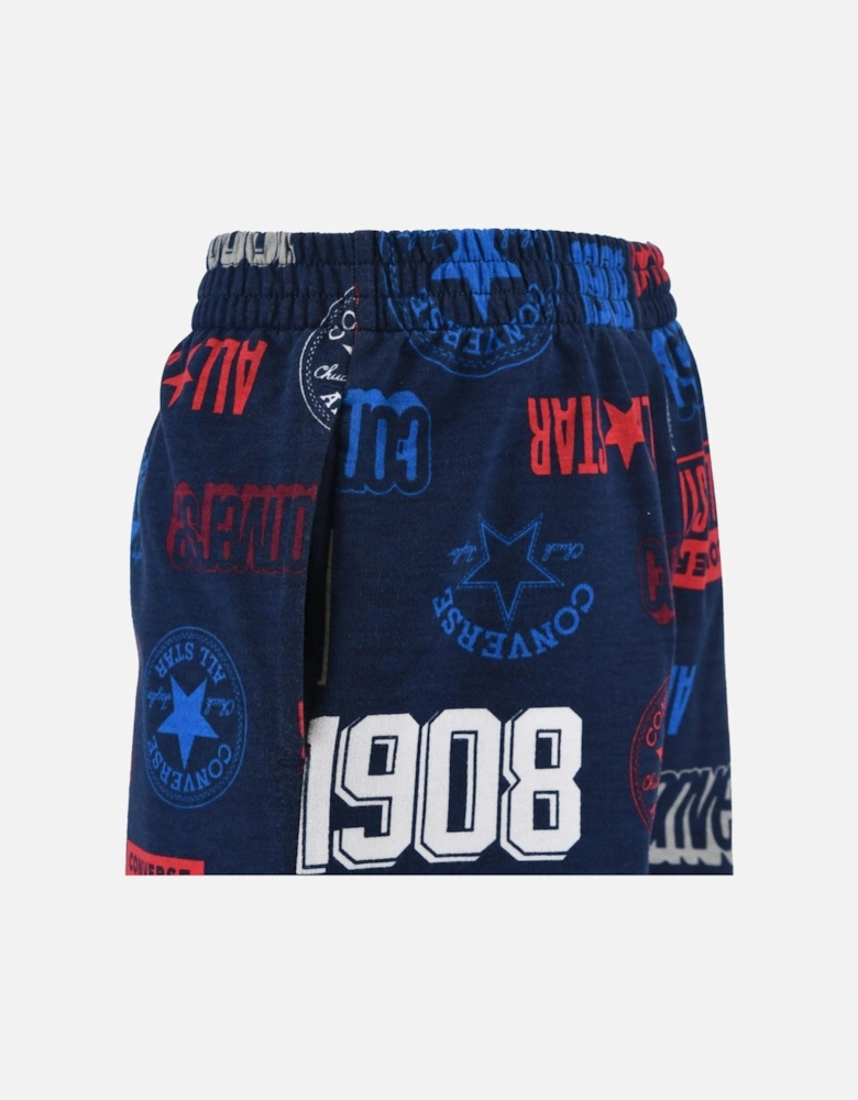 Juniors Logo Allover Print Shorts