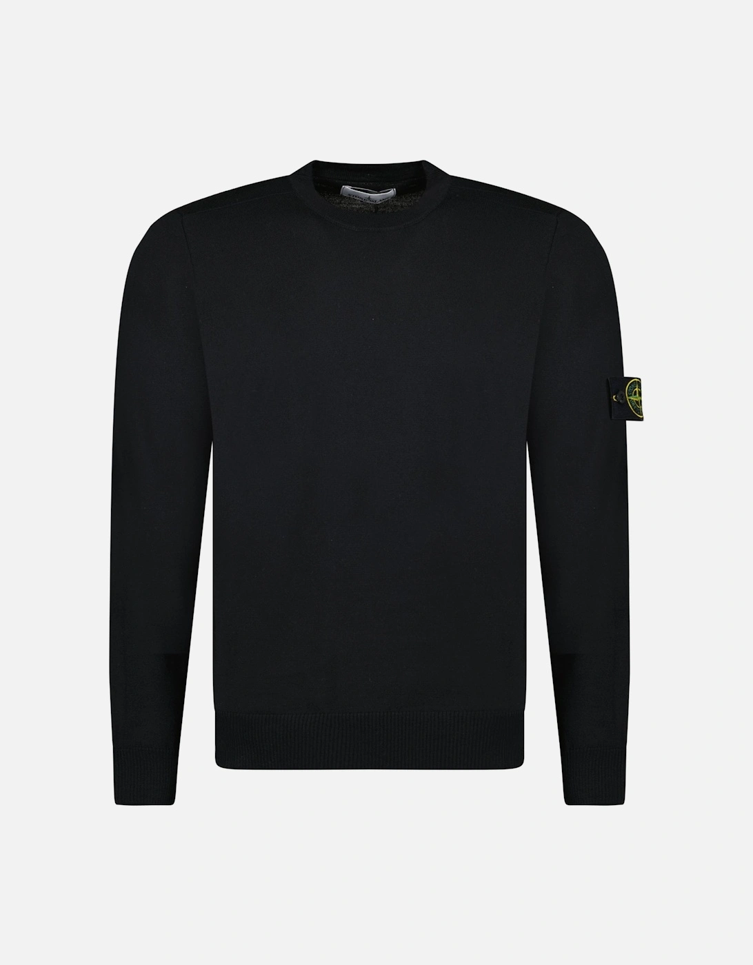 Pure Light Wool Crewneck in Black, 6 of 5