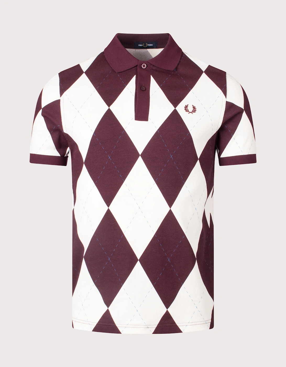 Argyle Print Polo Shirt, 4 of 3