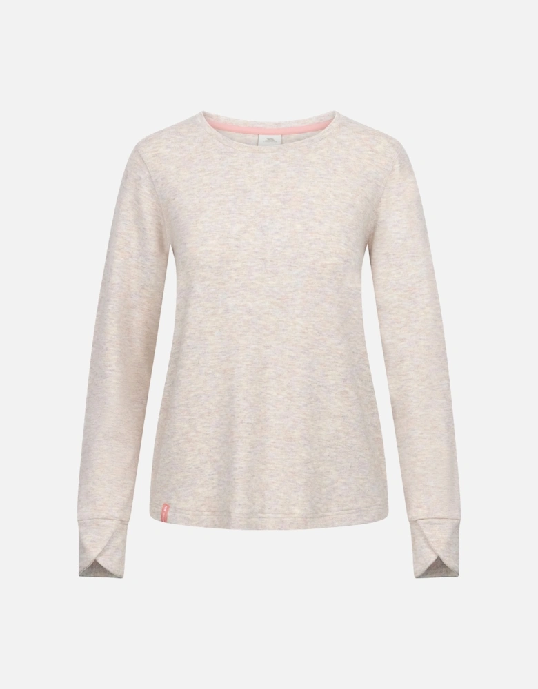 Womens/Ladies Rina Marl Long-Sleeved Top
