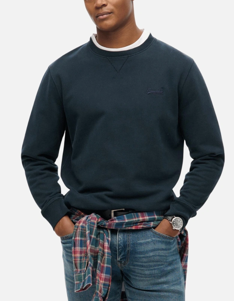 Mens Essential Logo Crew Sweatshirt