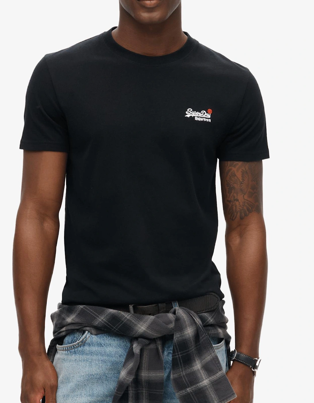 Mens Essential Contrast Short Sleeve T-Shirt, 2 of 1