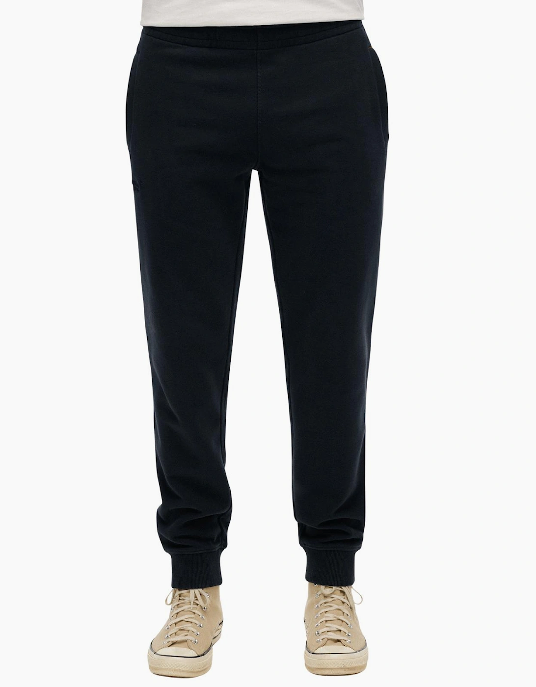 Men's Superdry Mens Essential Logo Slim Fit Joggers - Navy - Size, 37/36/32/42/Regular