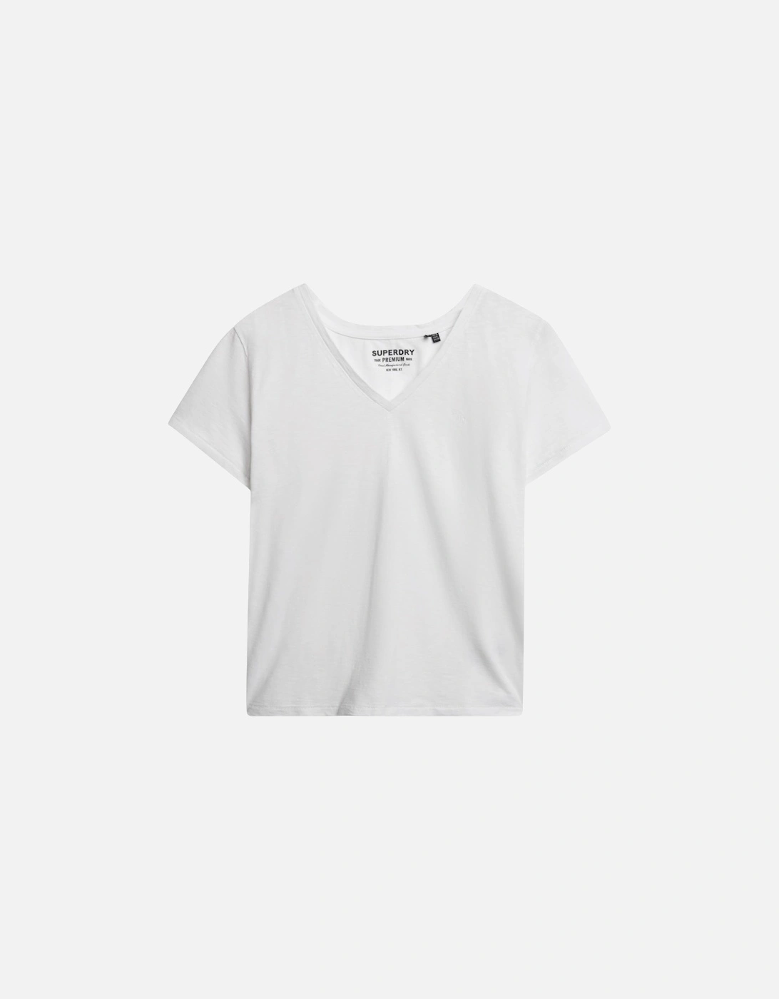 Womens Studios Slub Short Sleeve T-Shirt, 2 of 1