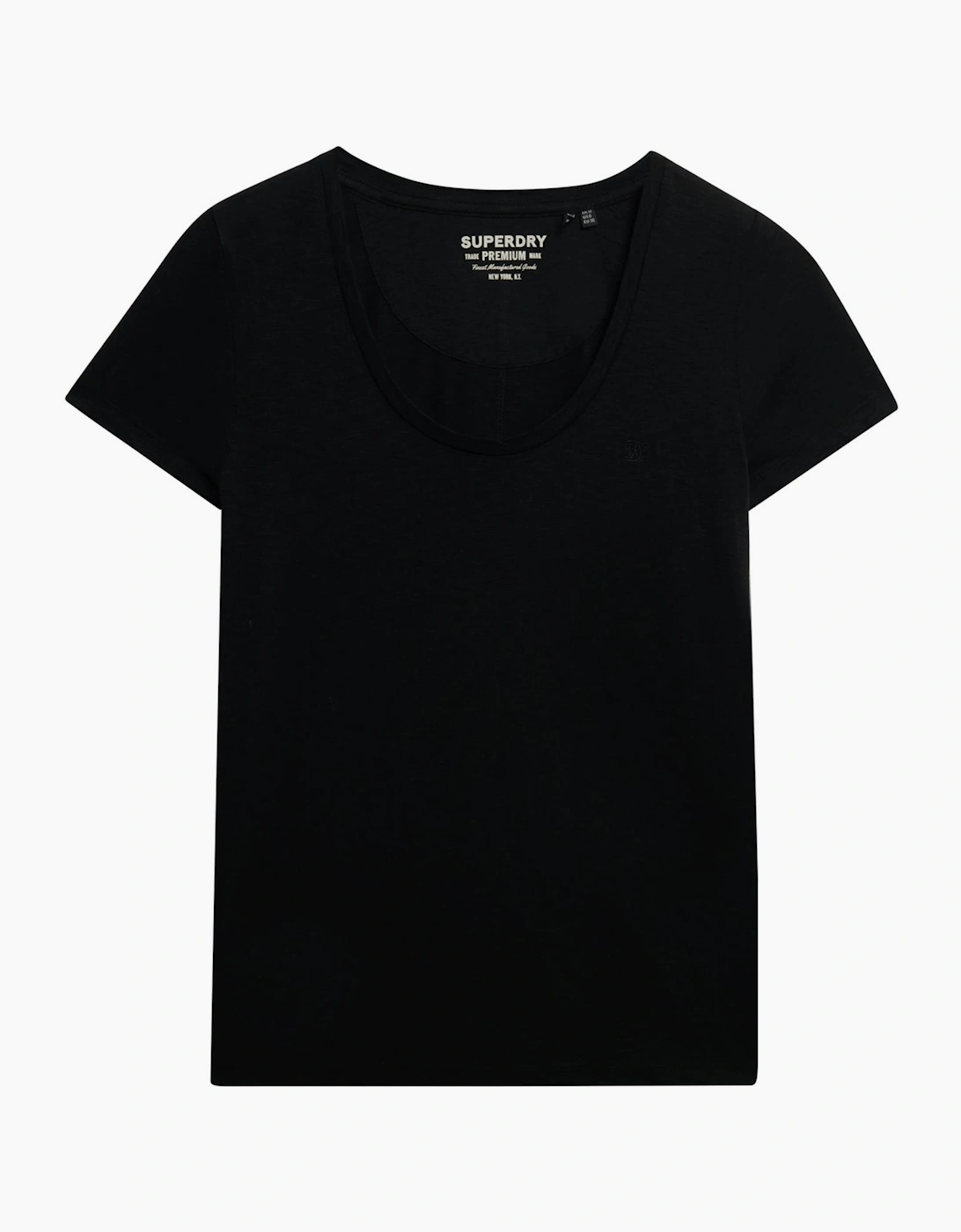 Superdry Women's Black Studios Short Sleeve T-Shirt - Size 12