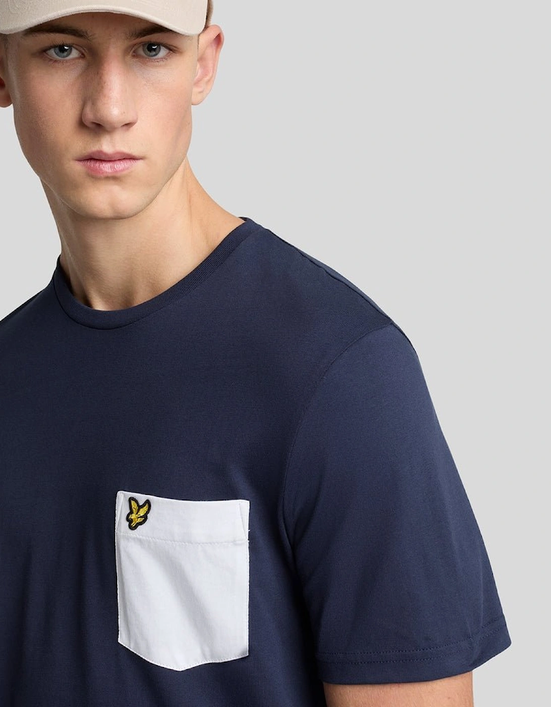 Contrast Pocket T-Shirt