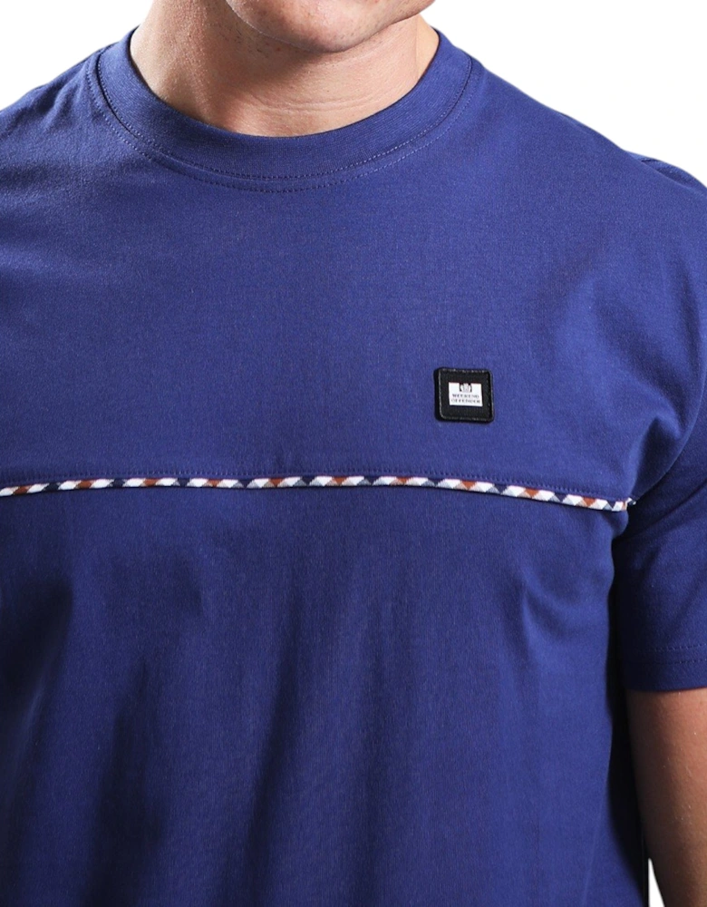 Mens T Shirts Cefalu Crew Neck Summer Pullover Cotton Top