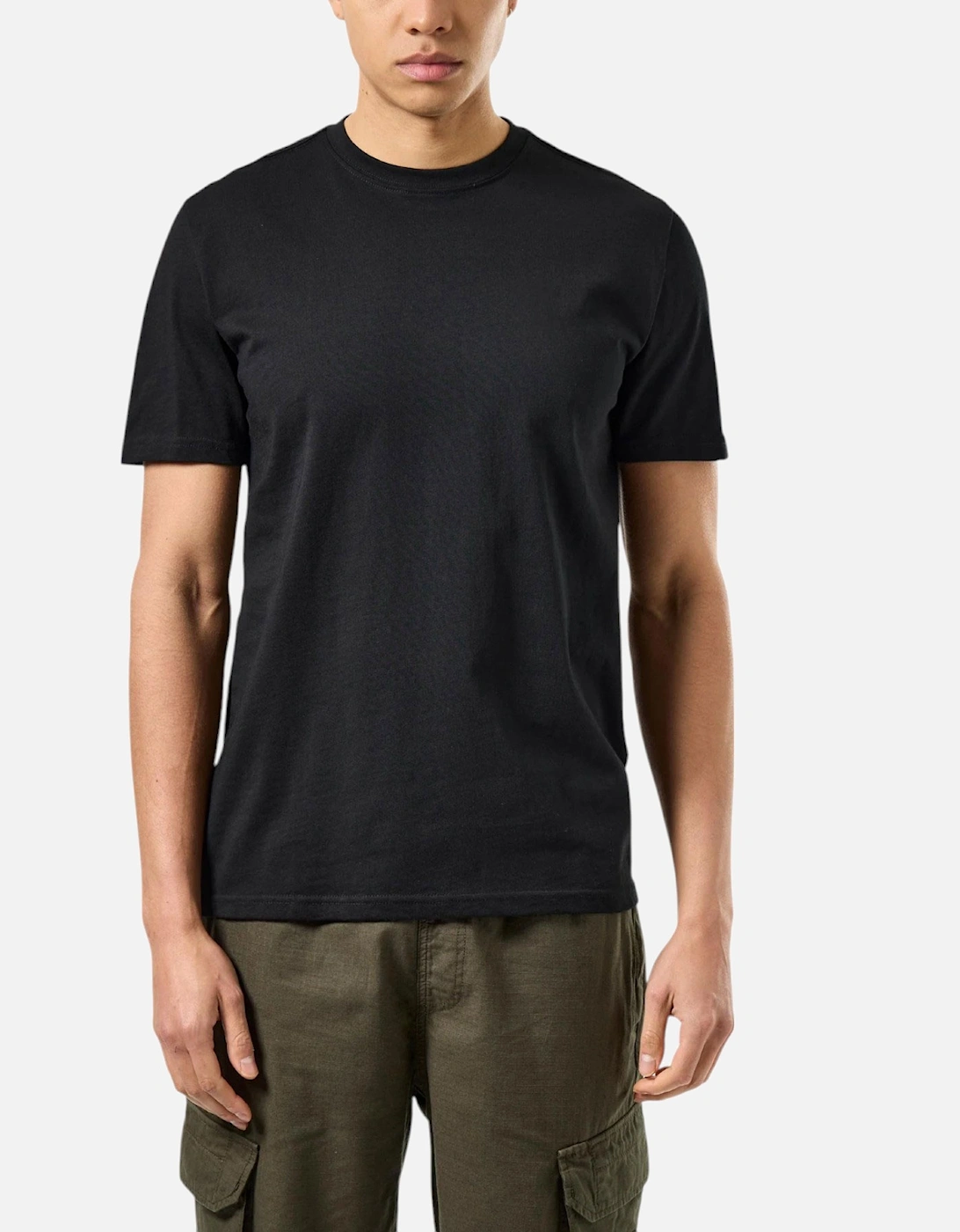 WOTSB2X Mens T Shirts Blank Crew Neck Short Sleeve Casual Tee, 5 of 4