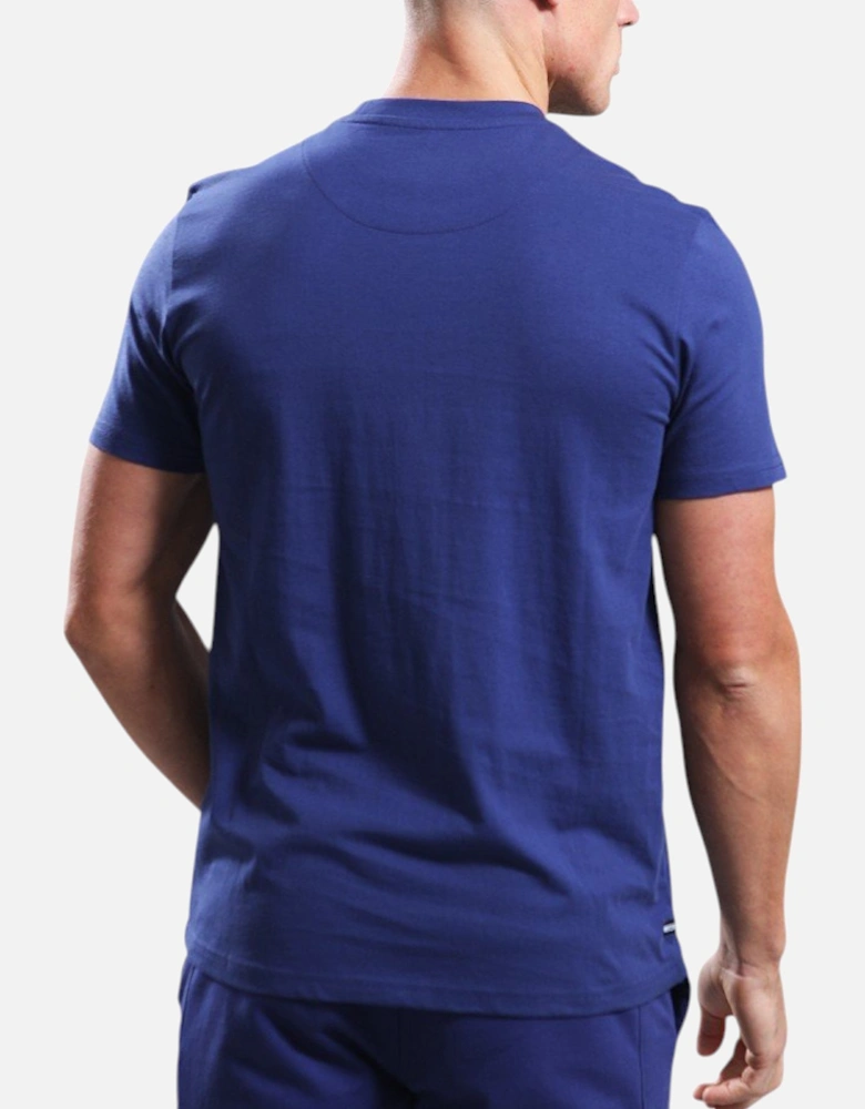 Recife Mens Short Sleeve T Shirt Crew Neck Cotton Tee Top Navy
