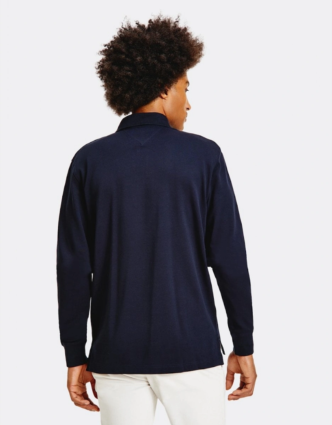 1985 Regular Long Sleeve Mens Polo Shirt - Desert Sky