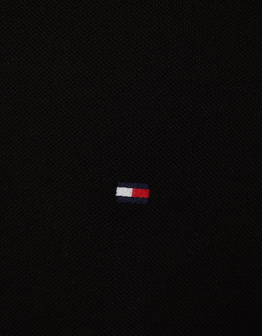 1985 Regular Long Sleeve Mens Polo Shirt - Black