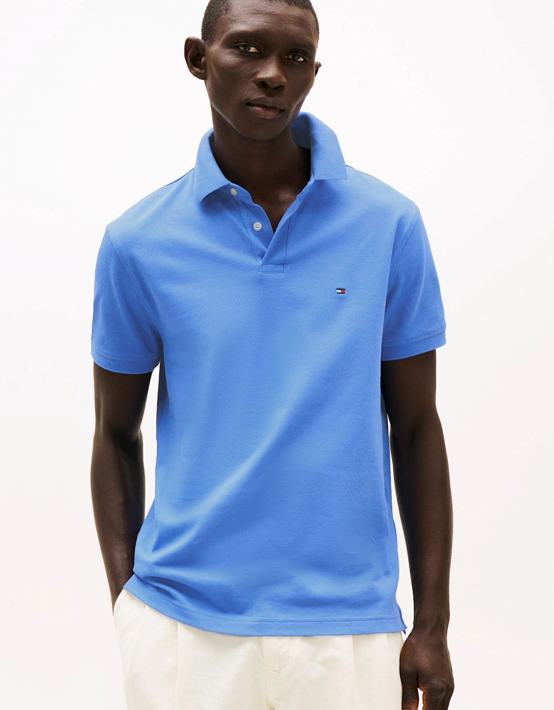 1985 Regular Fit Mens Polo - Blue Spell, 2 of 1