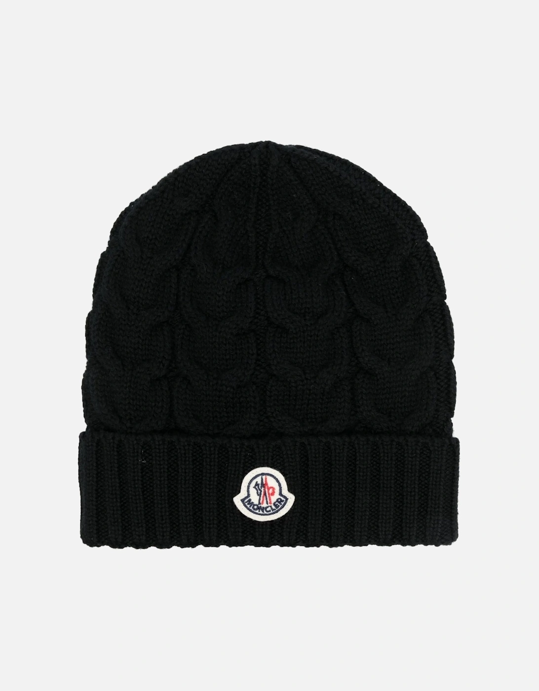 Kids Wool Hat Black, 3 of 2