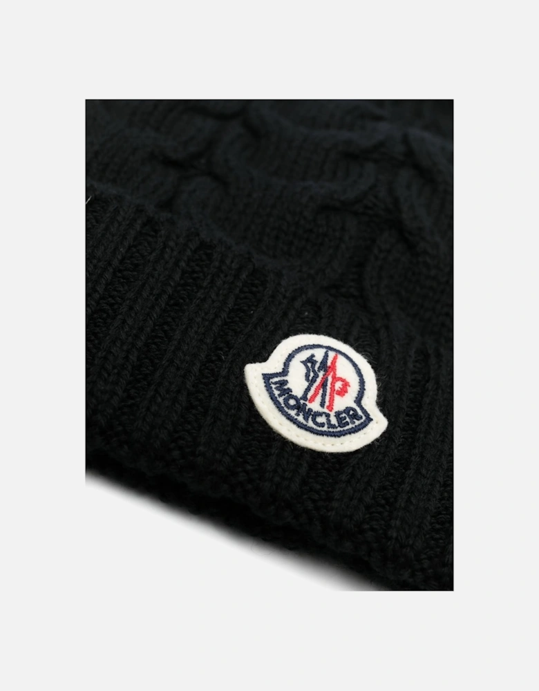 Kids Wool Hat Black