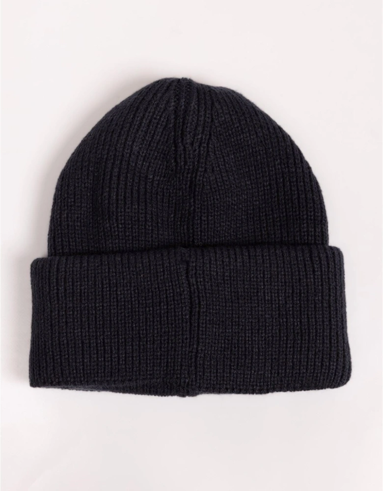 HH Box Beanie Unisex Adults's Black Beanie Hat