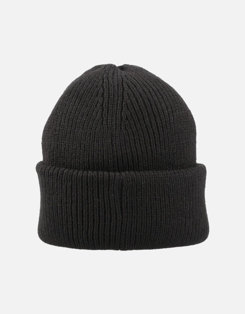 HH Box Beanie Unisex Adults's Black Beanie Hat