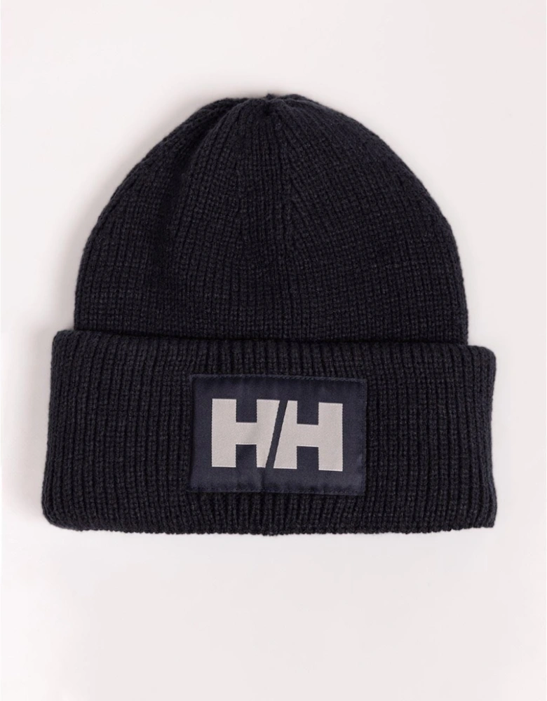 HH Box Beanie Unisex Adults's Black Beanie Hat